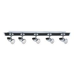Chrome and Black Spot Light Bar Light