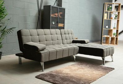 FREE DELIVERY Fabric Sofa Bed Cushions Dark Grey
