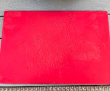 Large Red Plastic Chopping Board