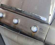 Gas BBQ with canister