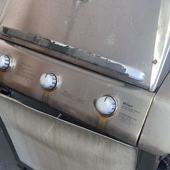 Gas BBQ with canister