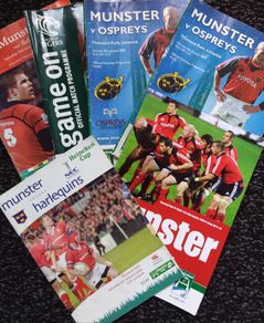 Munster Rugby Programmes - Heineken Cup- Individually Priced