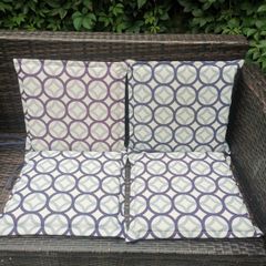 4 X waterproof Garden cushions from homebase