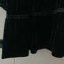Ladies beautifull black velvet dress from gallery worn once beautiful lace sleeves size 20 Image 3