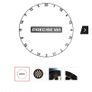 Precise 180 Graphite Dartboard Number Ring Image 5