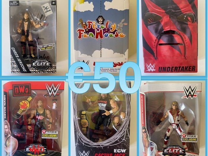 wwe elite wrestling figures rare NEW