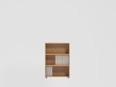 Open Bookcase Desk High (1130mm) - 3 Levels
