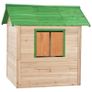 Kids Play House Fir Wood Green Image 7