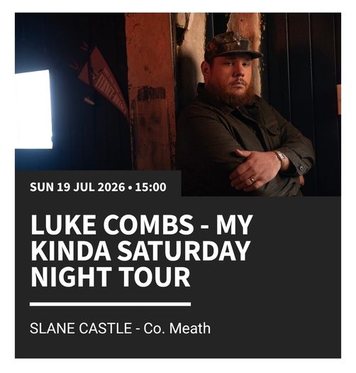Luke Combs Sunday 19th x 4  will sell separately