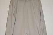 hugo boss  long sleeve shirt size xl 16.5 sand in fab condition