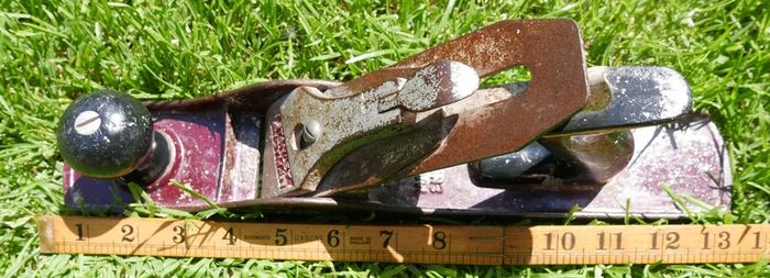 Vintage Stanley Handyman  Smooth Bench Hand Plane 13"