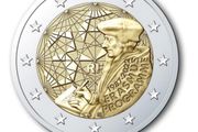 France 2 Euro Commemorative Coin 2022 - Erasmus. Uncirculated.