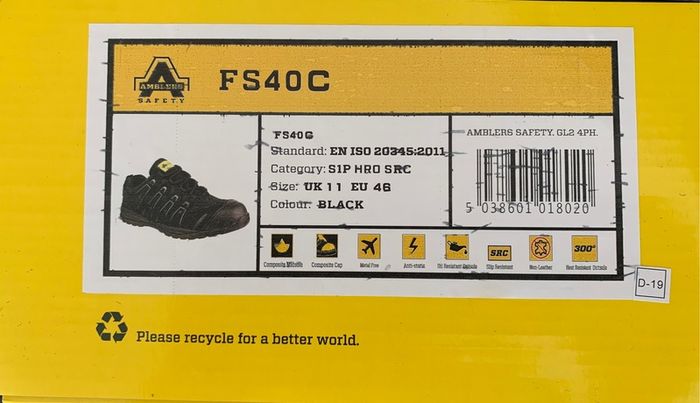 Amblers Safety shoes Tough working comfort