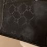 Harrods Black Tote - Shopper Bag with gold hardware and black patent trim Image 3