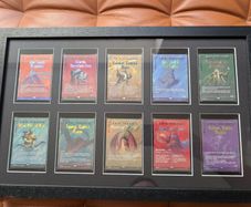 Custom framed Magic The Gathering The Hobbit Book Cover Surge Foil Editions