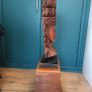 Hand Carved Teakwood Khmer Goddess Sculpture Image 5