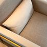 sofa one seater with poof Image 2