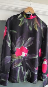 H&M high neck blouse Sz 10UK