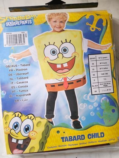 Spongebob Squarepants Halloween Costume Nickelodeon