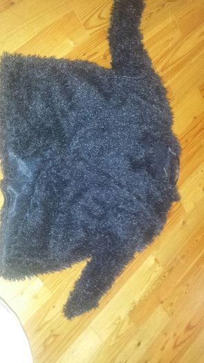 Navy Fluffy Jumper