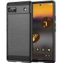Shockproof Case For Google Pixel 6A 7 Carbon Fibre Effect Back Cover Image 2