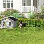 Agility Set for Dogs 4-piece Height-Adjustable Agility Equipment with 4 Hurdles Carry Bag 99 x 65 x 94 cm Green Image 3