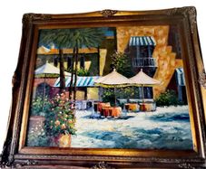 Large oil painting on canvas