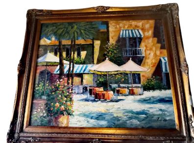 Large oil painting on canvas