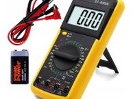 main image for ad New Large LCD Digital Electric Multimeter 9205A + 9V Battery + Cables #360