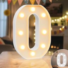 Number Light Sign Marquee Number Light Up Marquee 0-9 Digits Lights Sign for Night Light