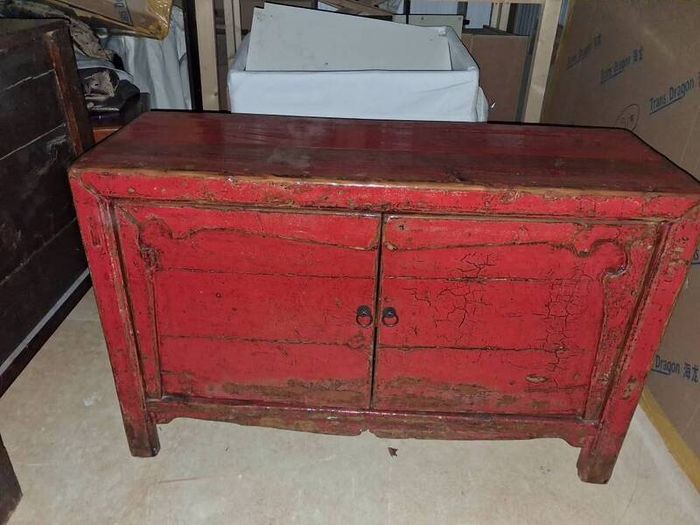 Chinese style lacquer cabinet