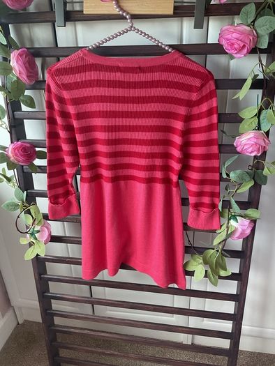 jumper hollister inspired 100% cotton striped jumper size 14/16