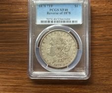 1878 7tf 1 Dollar Reverse Of 1878