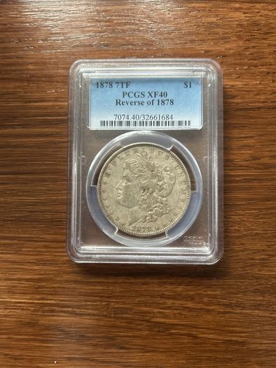 1878 7tf 1 Dollar Reverse Of 1878
