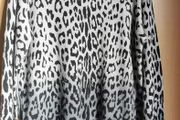 NEW - PAUL COSTELLOE leopard print cashmere Jumper UK 12