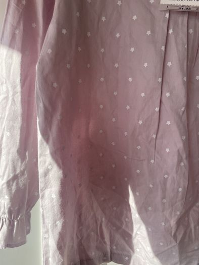 Patricia Mendiluce light purple/lilac star blouse with frill collar age 6