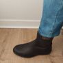 GANT RRP 190 Eur Size 9.5 UK Haynes Black Texas Leather Zip Up Ankle Boots real leather rubber sole new Image 10