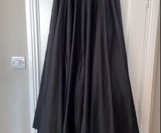 First Avenue maxi black occasion skirt w netting