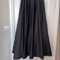 First Avenue maxi black occasion skirt w netting