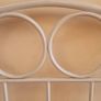 3ft White Metal Headboard Image 3