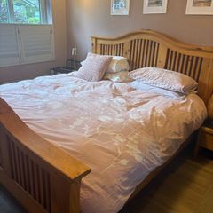 Super King Size Bed Solid Pine