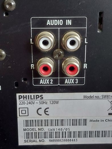 PHILIPS Subwoofer Model SW8140-05, Subwoofer part of Philips sound system