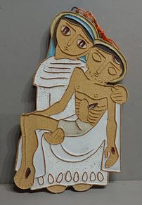Saint Andrews Abbey christian pieta ornamemt