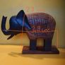 African craft /Vintage  Elephant Image 6