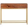 Console Table 100x35x76 cm Solid Acacia Wood Image 5
