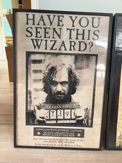 Harry Potter posters + frames