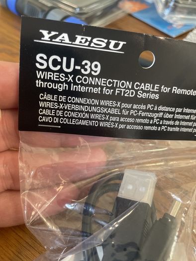 Yaesu SCU-39 Wires-x for remote PC Access