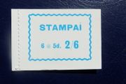 Ireland 1966 Definitive Stamp Booklet.6 @ 5d.Complete Mint Never Used.