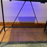 Wood with metal frame large desk Image 8