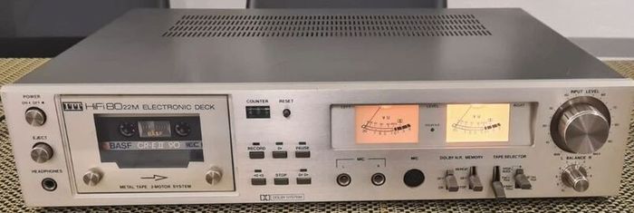 From 1981 - ITT Schaub-Lorenz HiFi 8022M Cassette deck, rare, working good. Made in Germany.
